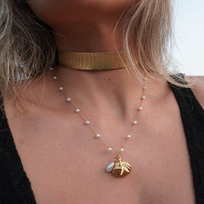 Lorena Necklace | 18K Gold Plated Steel