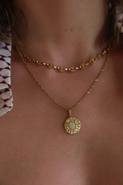 Capri Medallion Necklace