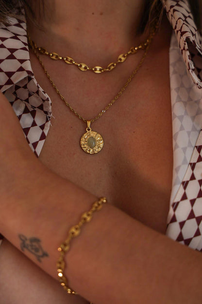 Capri Medallion Necklace