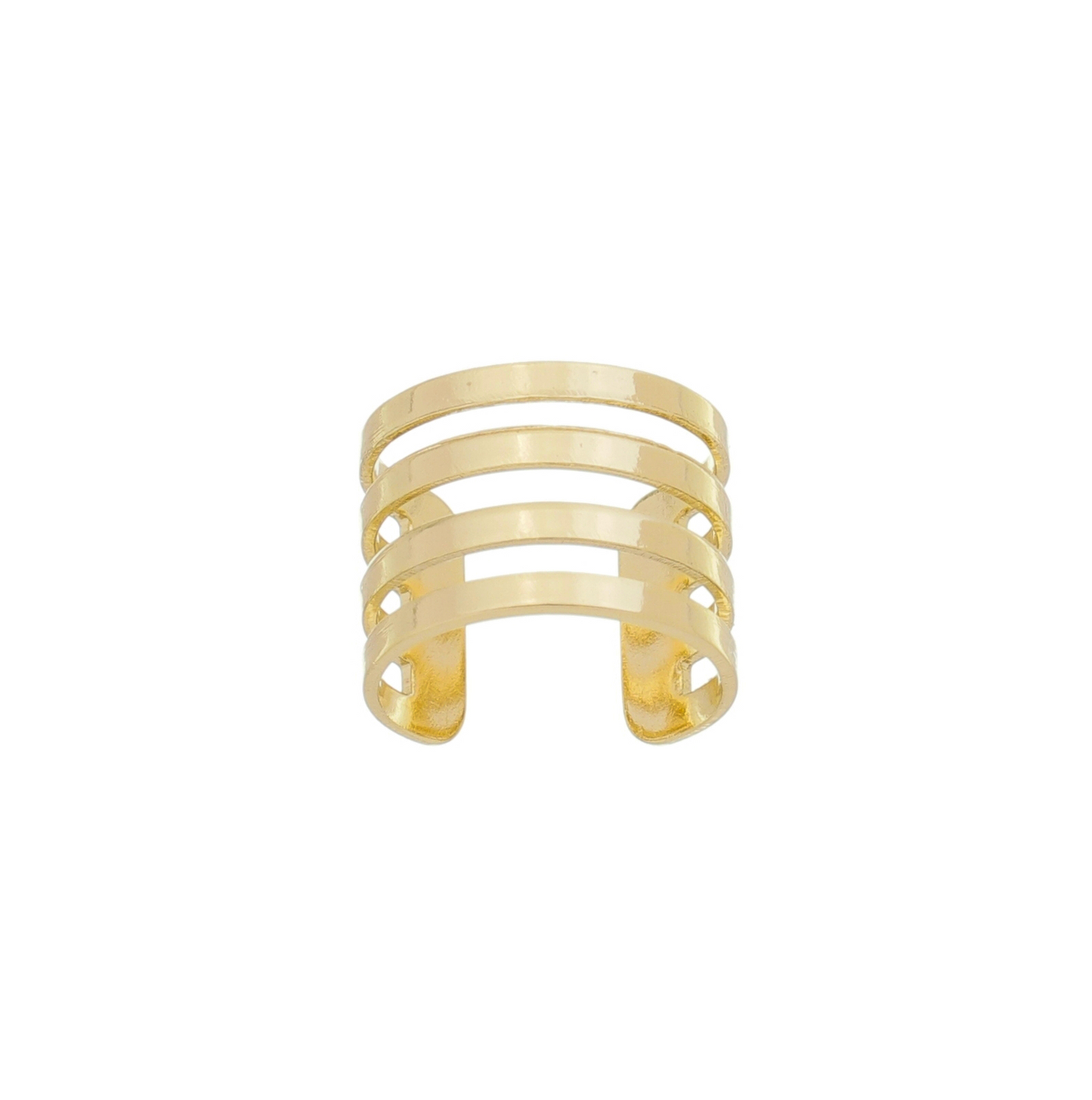 Four Pillars Fake Piercing - Gold