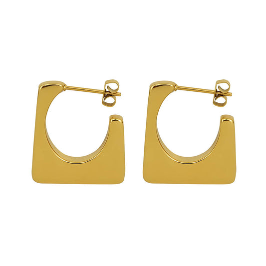 Goddness Cave Hoops - Gold